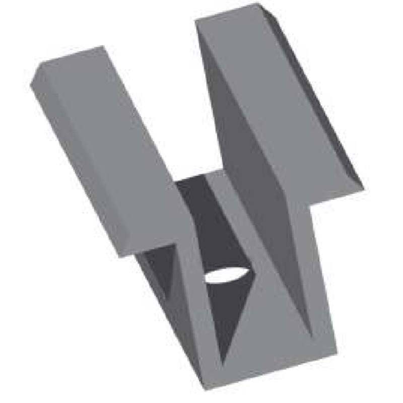 Stredový úchyty pre fotovoltaické panely (tvar U)