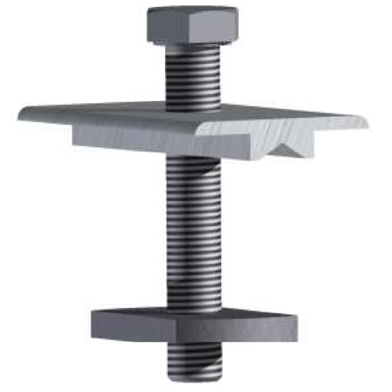 Stredový úchyty pre fotovoltaické panely (tvar T)